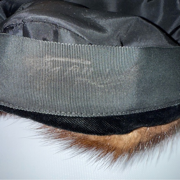 Vintage Betmar Elegant Brown‎ Fur Hat and Scarf Set main image 6